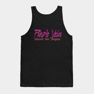 Purple Vein Tank Top